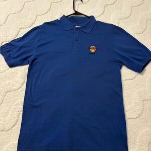 Hard Rock Cafe London Royal Blue Polo Shirt Medium
